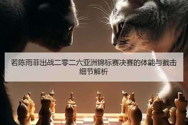 若陈雨菲出战二零二六亚洲锦标赛决赛的体能与截击细节解析